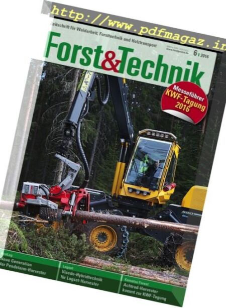 Forst & Technik – Nr.6, 2016 Cover