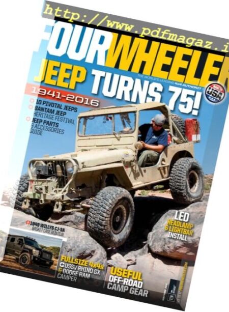 Four Wheeler – November 2016 Cover