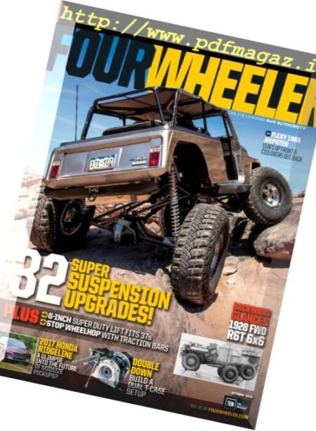 Four Wheeler – October 2016 Cover