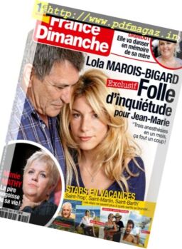 France Dimanche – 19 au 25 Aout 2016