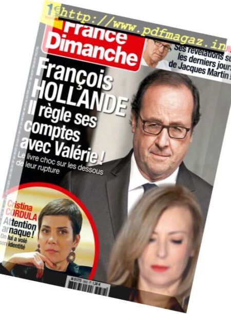 France Dimanche – 26 Aout au 1er Septembre 2016 Cover