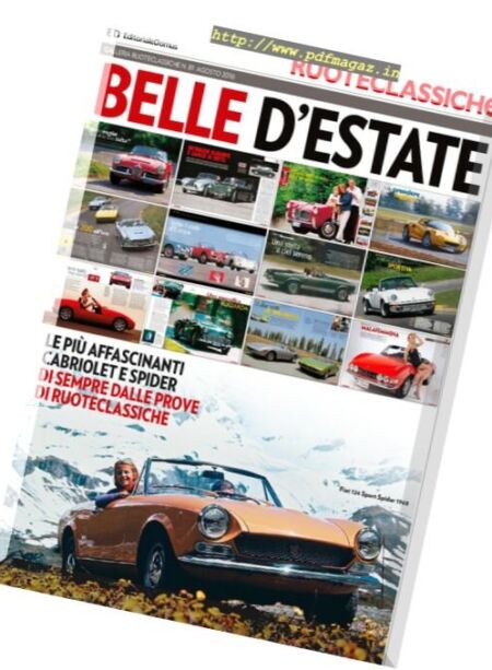 Galleria RuoteClassiche – Agosto 2016 Cover