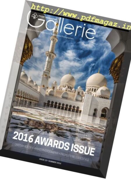 Gallerie – English Version, Summer 2016 Cover
