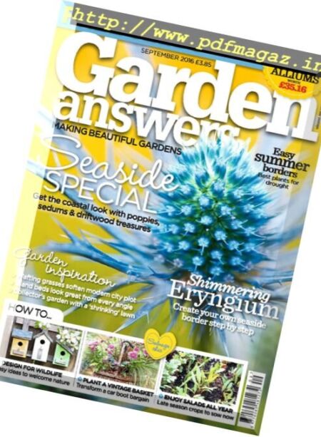 Garden Answers – September 2016 Cover