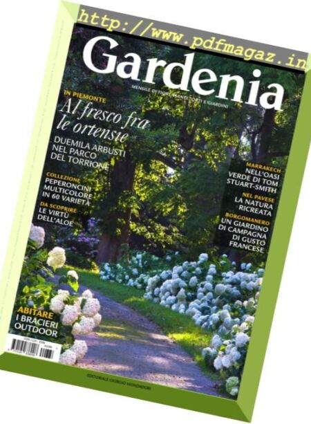Gardenia – Agosto 2016 Cover