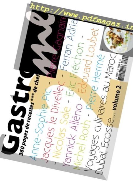 Gastronome – Vol. 2 – Printemps 2014 Cover