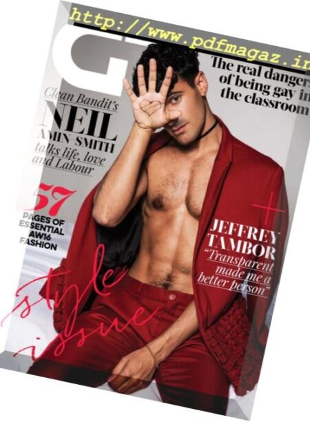 Gay Times – September 2016 Cover