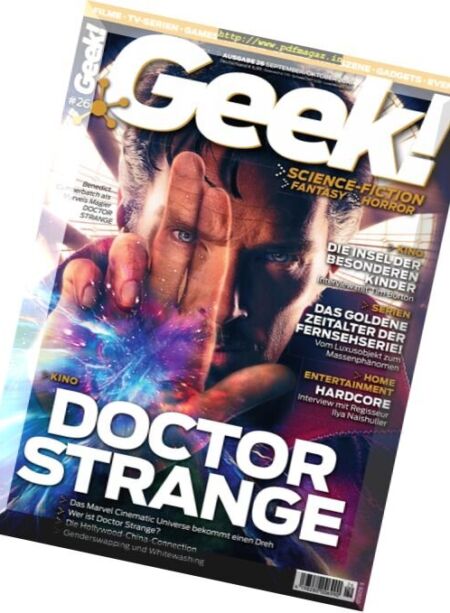 Geek! – September-Oktober 2016 Cover