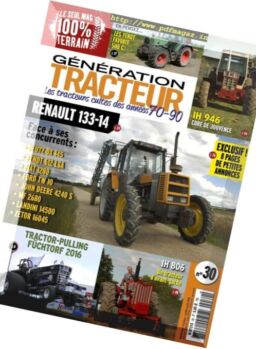 Generation Tracteur – Juillet-Aout 2016