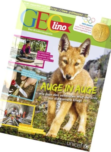 Geolino – August 2016 Cover