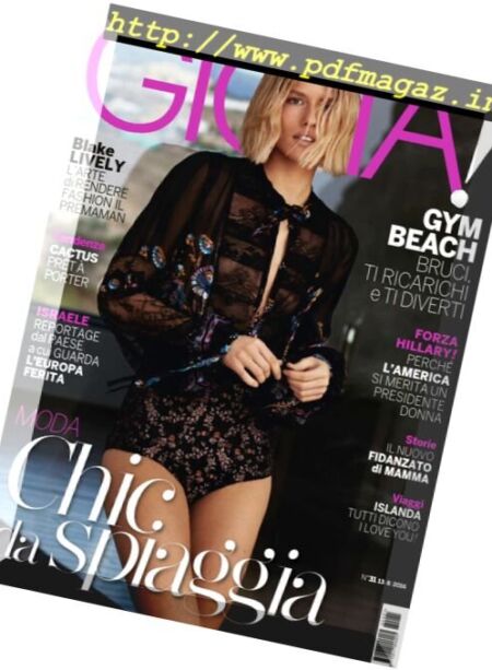 Gioia! – 13 Agosto 2016 Cover