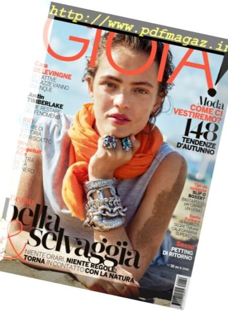 Gioia! – 24 Agosto 2016 Cover