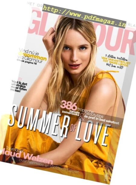 Glamour Netherlands – Augustus 2016 Cover