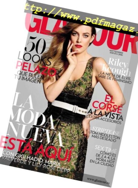 Glamour Spain – Septiembre 2016 Cover