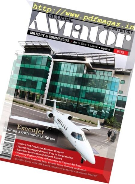 Global Aviator South Africa – Auguswt 2016 Cover