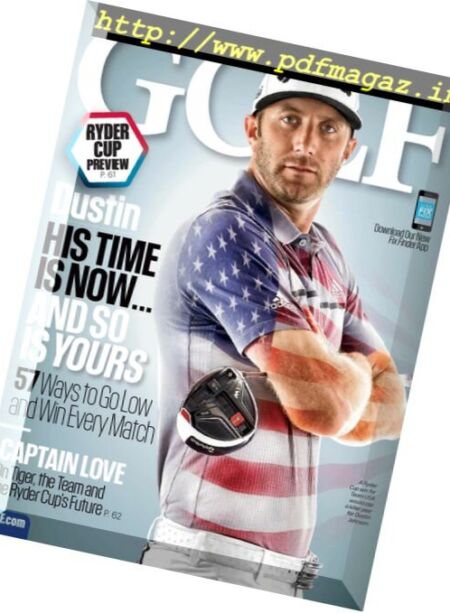 Golf Magazine USA – October 2016 Cover