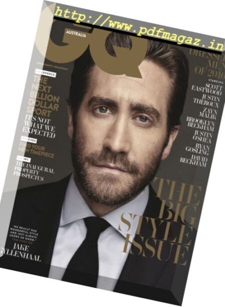 GQ Australia – September-October 2016 Cover