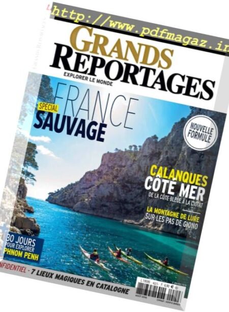 Grands Reportages – Aout 2016 Cover