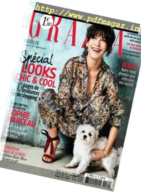 Grazia France – 9 au 15 Septembre 2016 Cover