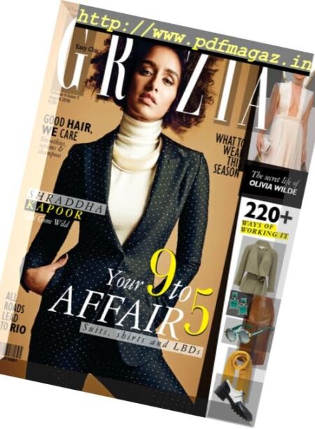 Grazia India – August 2016 Cover