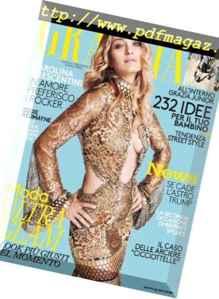 Grazia Italia – 24 Agosto 2016 Cover
