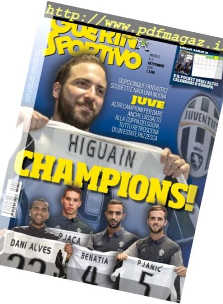 Guerin Sportivo – Settembre 2016 Cover