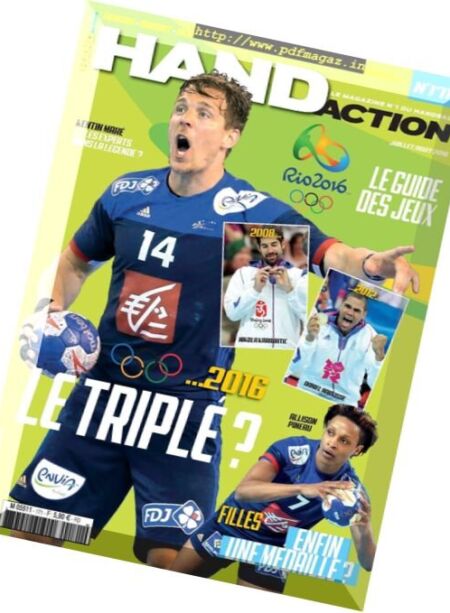Hand Action – Juillet-Aout 2016 Cover