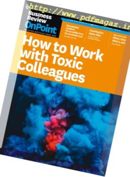 Harvard Business Review OnPoint – Fall 2016