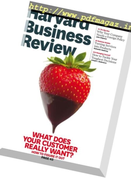 Harvard Business Review USA – September 2016 Cover