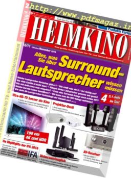 Heimkino – Oktober-November 2016