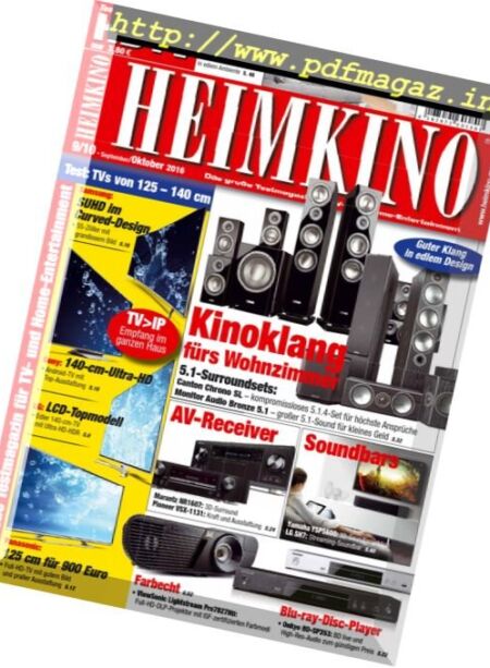 Heimkino – September-Oktober 2016 Cover