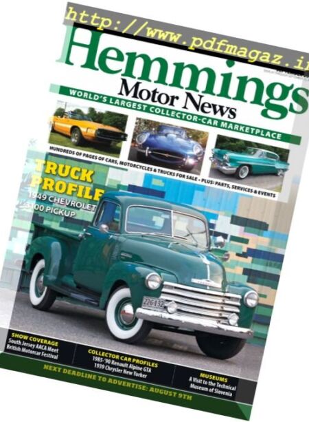 Hemmings Motor News – September 2016 Cover