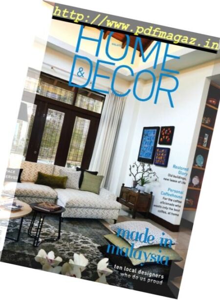 Home & Decor Malaysia – September 2016 Cover