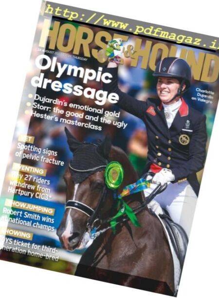 Horse & Hound – 18 August 2016 Cover