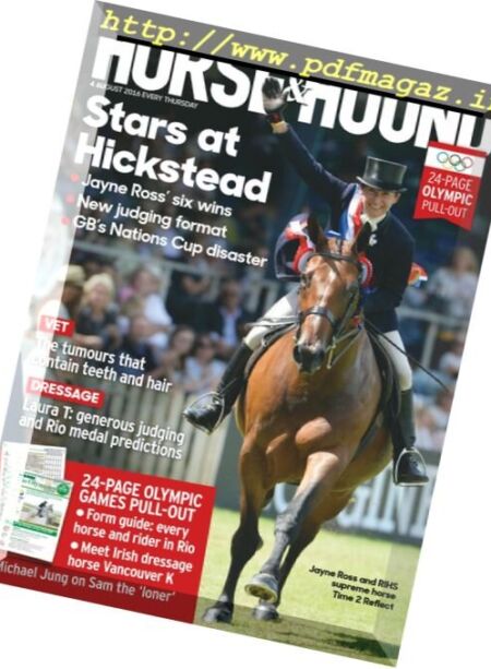 Horse & Hound – 4 August 2016 Cover