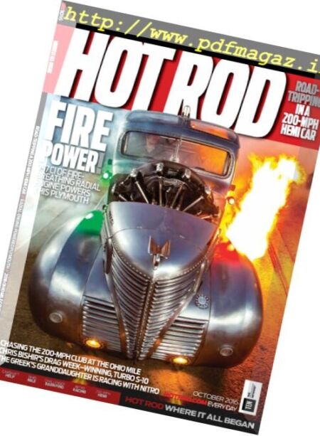 Hot Rod – October 2016 Cover