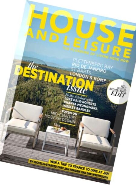 House and Leisure – August 2016 Cover