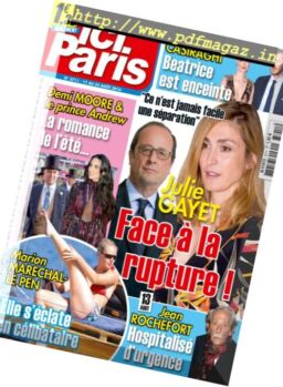 Ici Paris – 17 au 23 Aout 2016