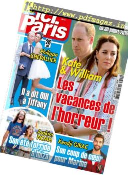 Ici Paris – 3 au 9 Aout 2016