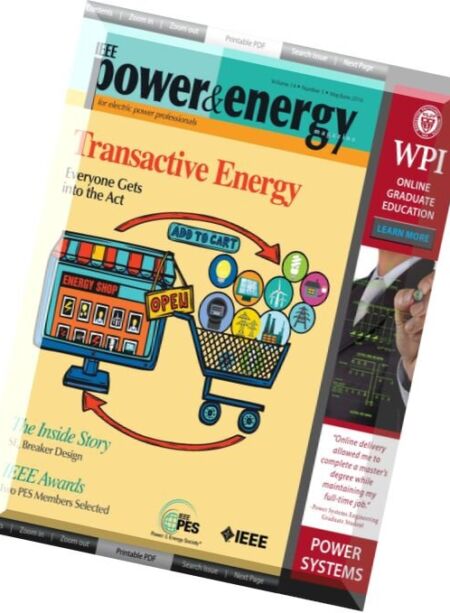 IEEE Power & Energy – May-June 2016 Cover