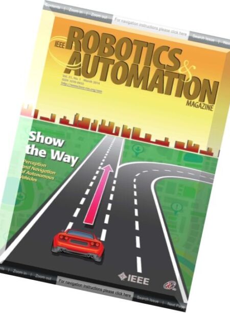 IEEE Robotics & Automation Magazine – March 2014 Cover