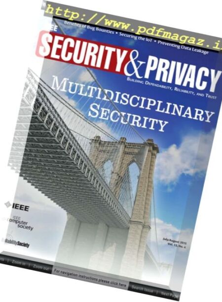 IEEE Security and Privacy – July-August 2015 Cover