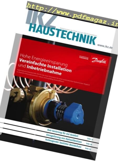 IKZ Haustechnik – August 2016 Cover