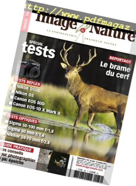 Image & Nature – Septembre-Octobre 2016 Cover