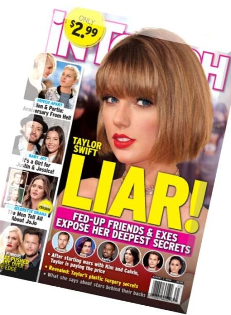 In Touch Weekly – 1 August 2016 Cover