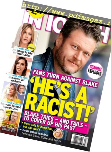 In Touch Weekly – 29 August 2016 Cover