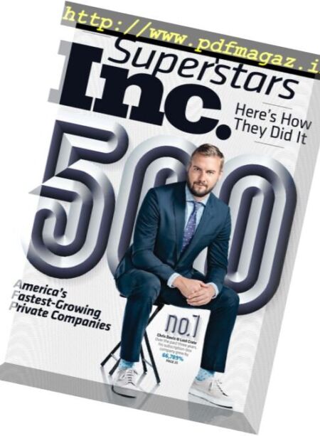 Inc. Magazine – September 2016 Cover