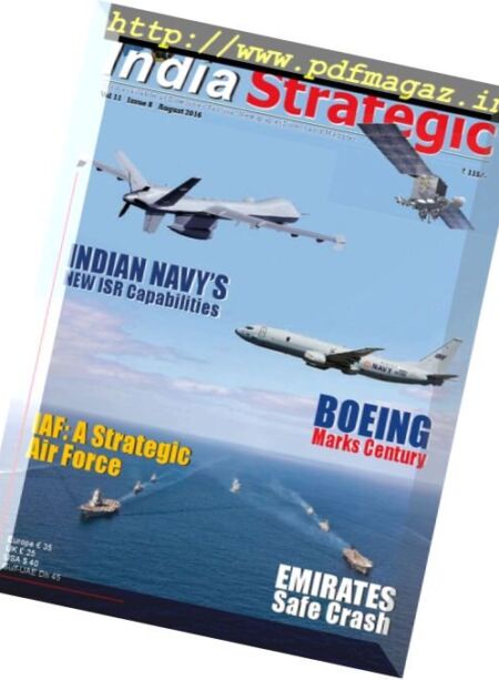 India Strategic – August 2016 Cover
