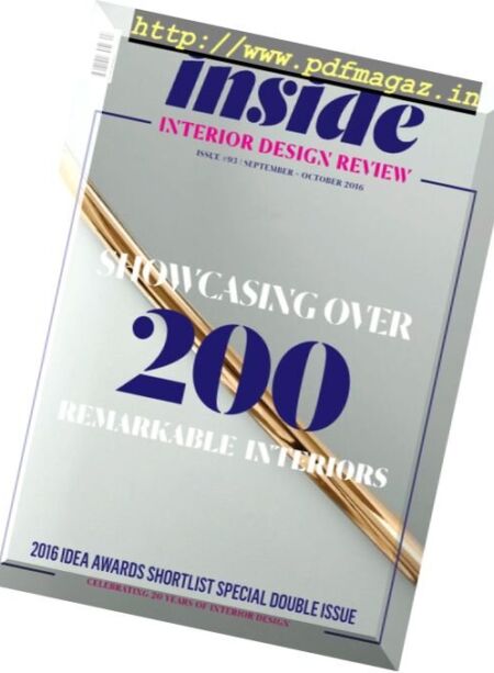 (inside) interior design review – September-October 2016 Cover