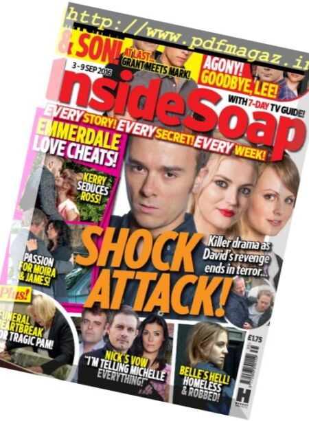 Inside Soap UK – 3 September 2016 Cover